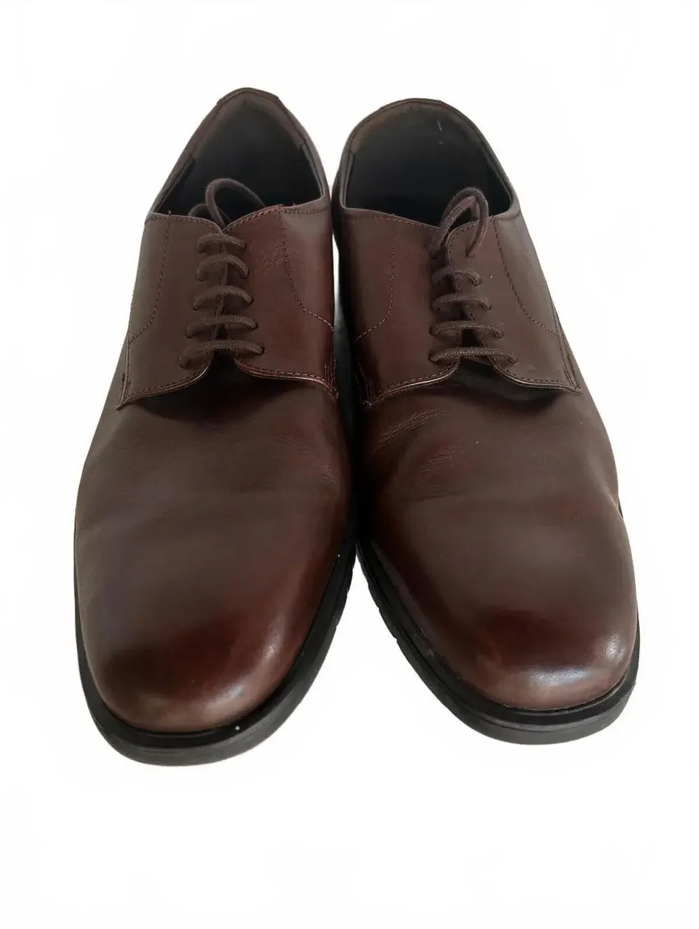 Kenneth Cole NY Gains Brown Leather Oxfords Men 10.5 NWOT